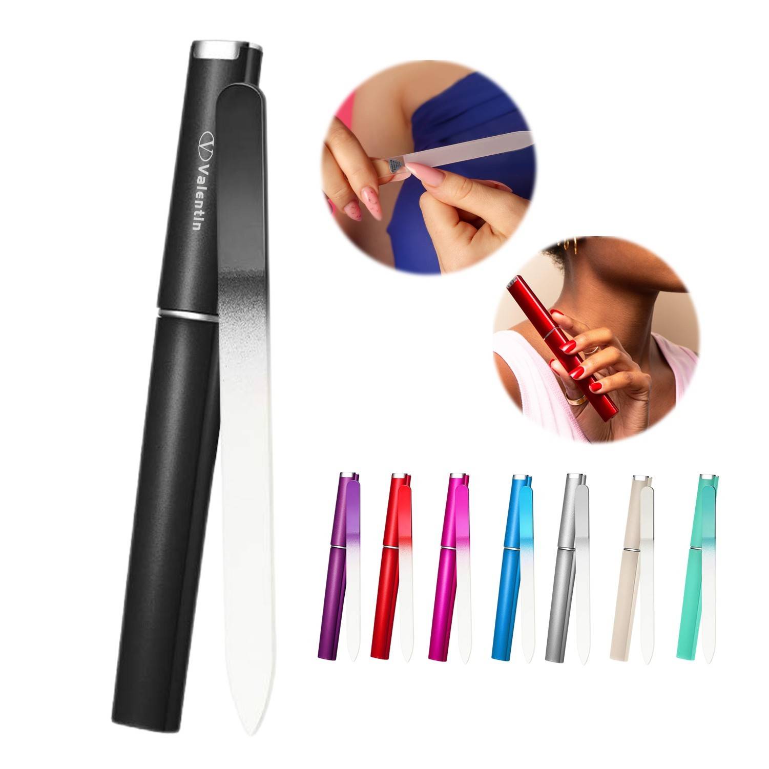 Glass Nail File with Case 1