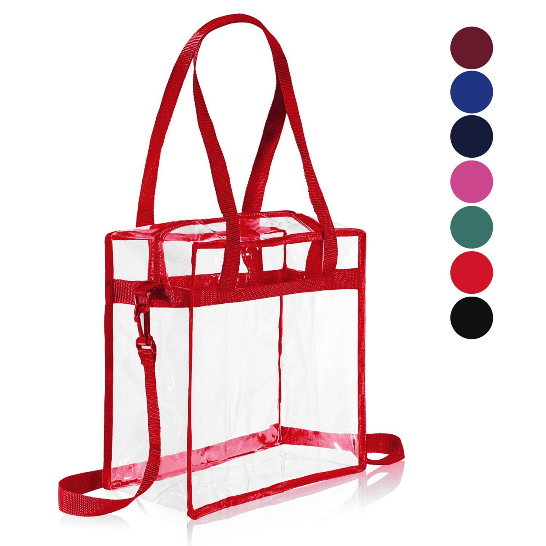 Large Transparent Totes With Zipper 7