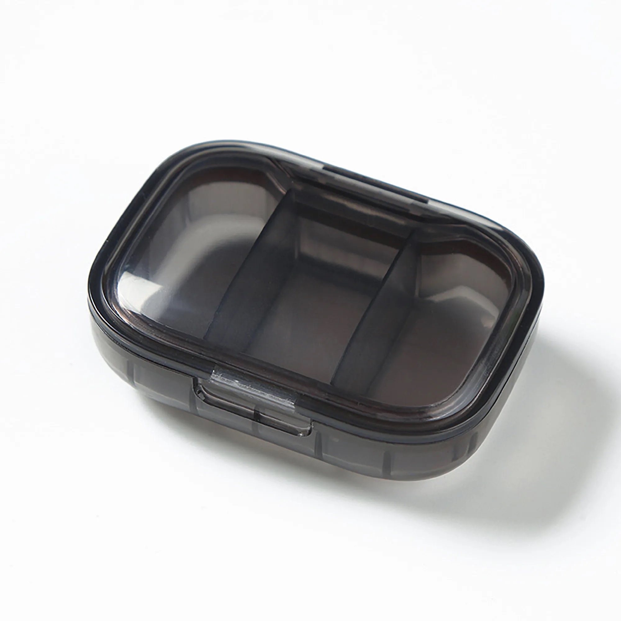 Travel Pill Storage Box with 3 Sections Moisture Safe 3