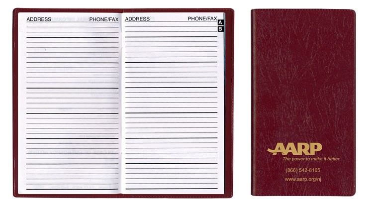 Executive Vinyl Telephone & Address Book 8