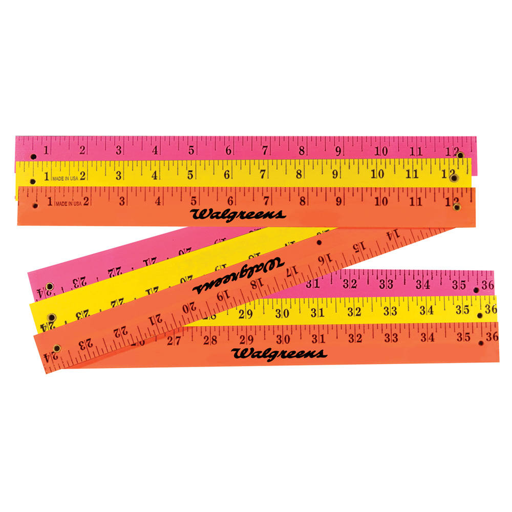 Folding Yardsticks - Fluorescent Finish 4