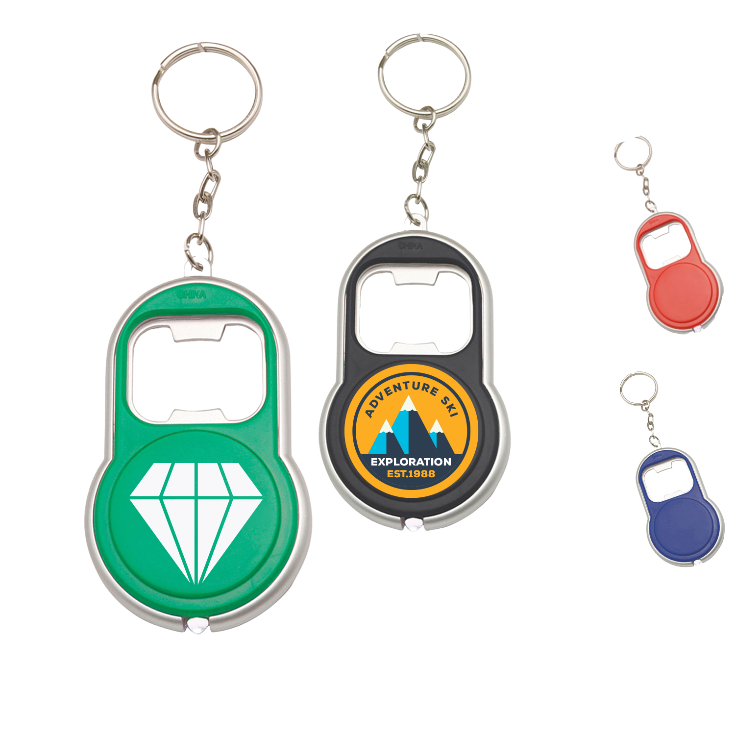 Bottle Opener Keychains With LED Light 2