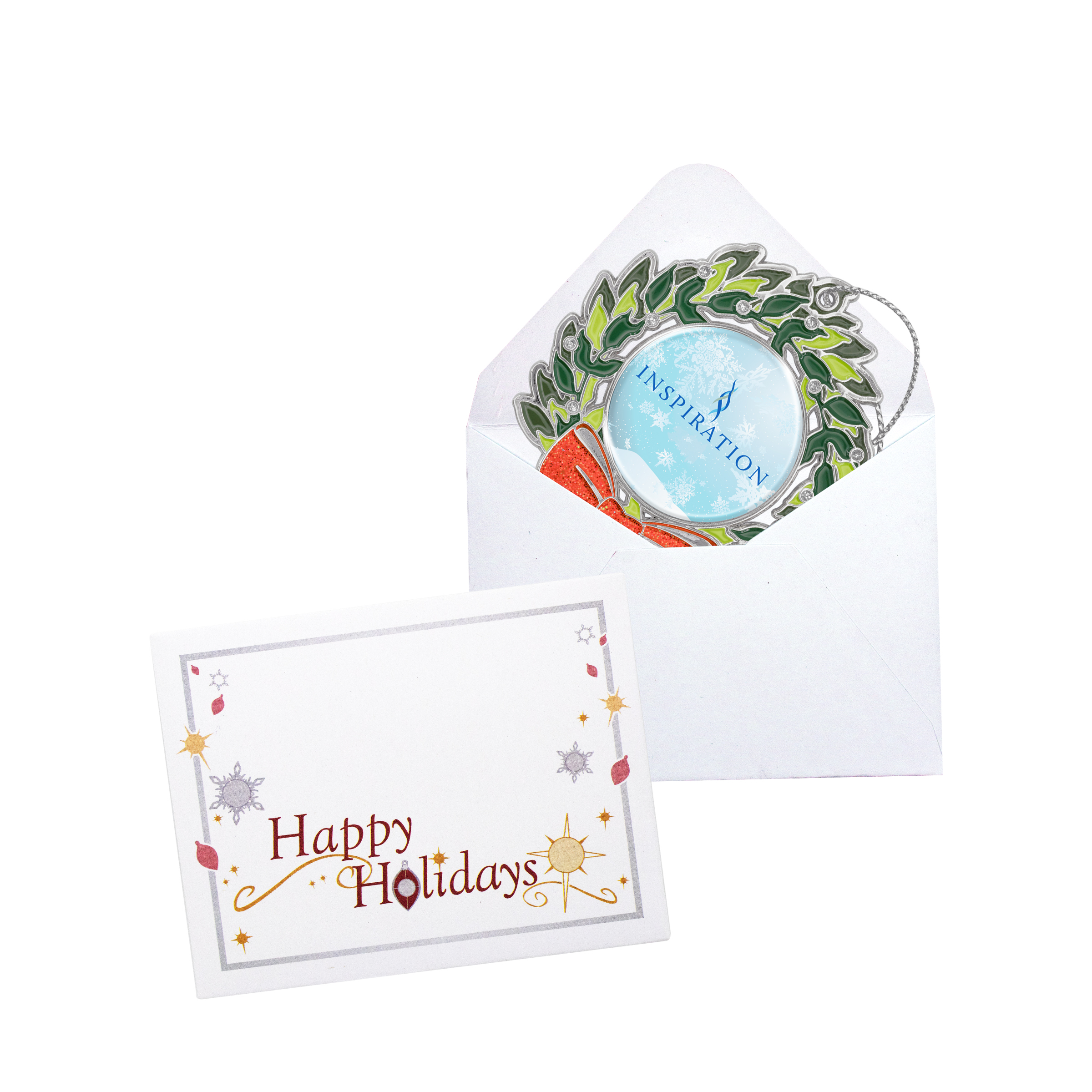 Glitter Wreath Holiday Ornament 1