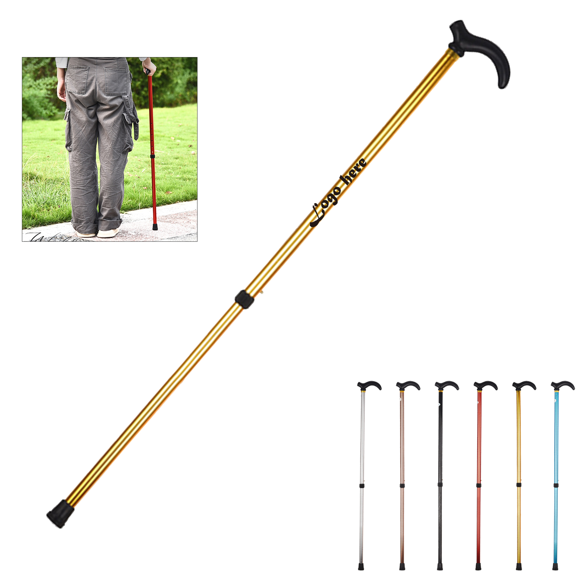 Aluminum Adjustable Cane 3