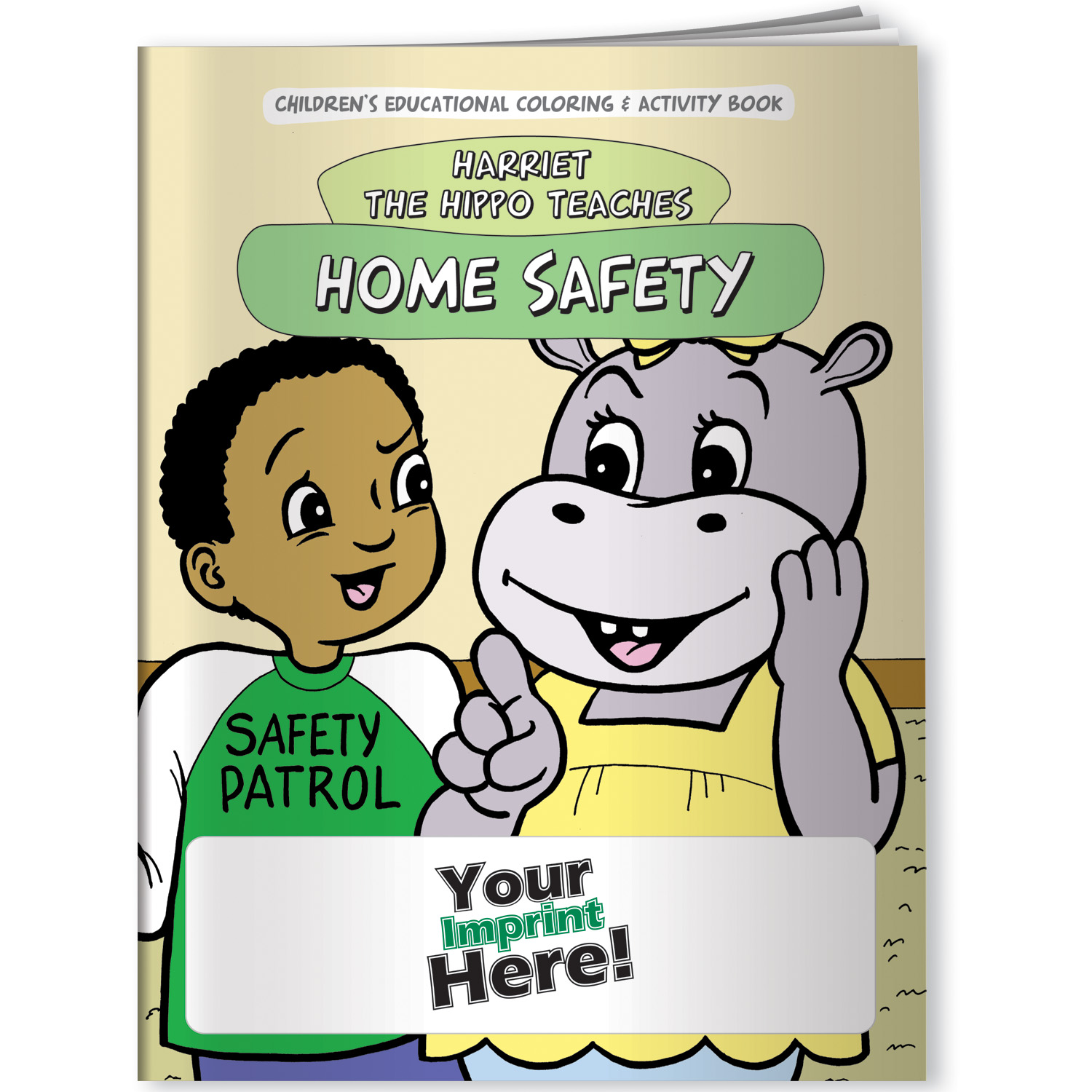 Coloring Book - Home Safety with Harriet the Hippo 4