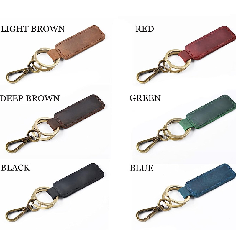 Personalized Leather Keychain 3