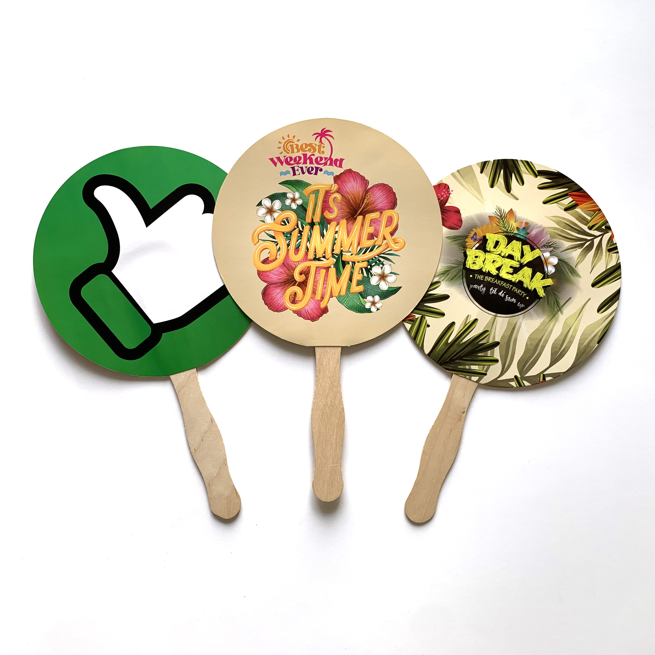 Round Hand Fan Full Color 3