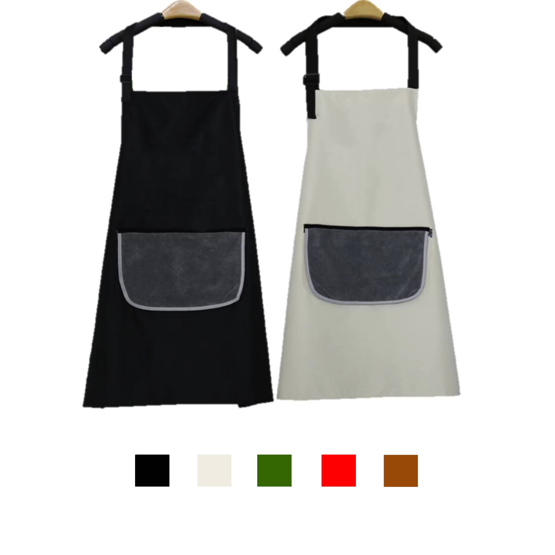 Hand Wipe Aprons With Pocket 4