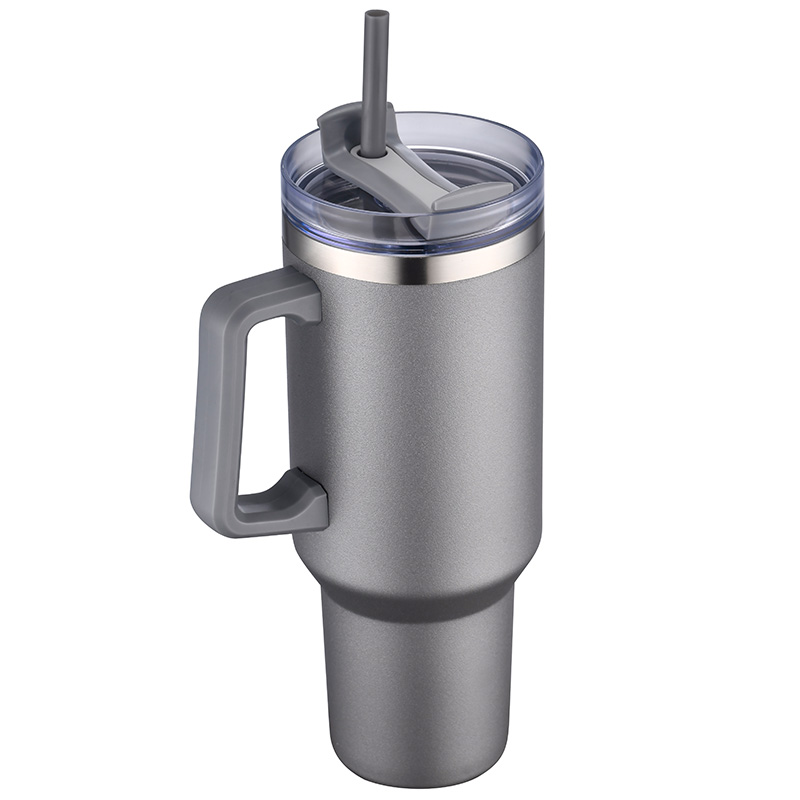 40oz. Travel Mug with Handle and Straw 13