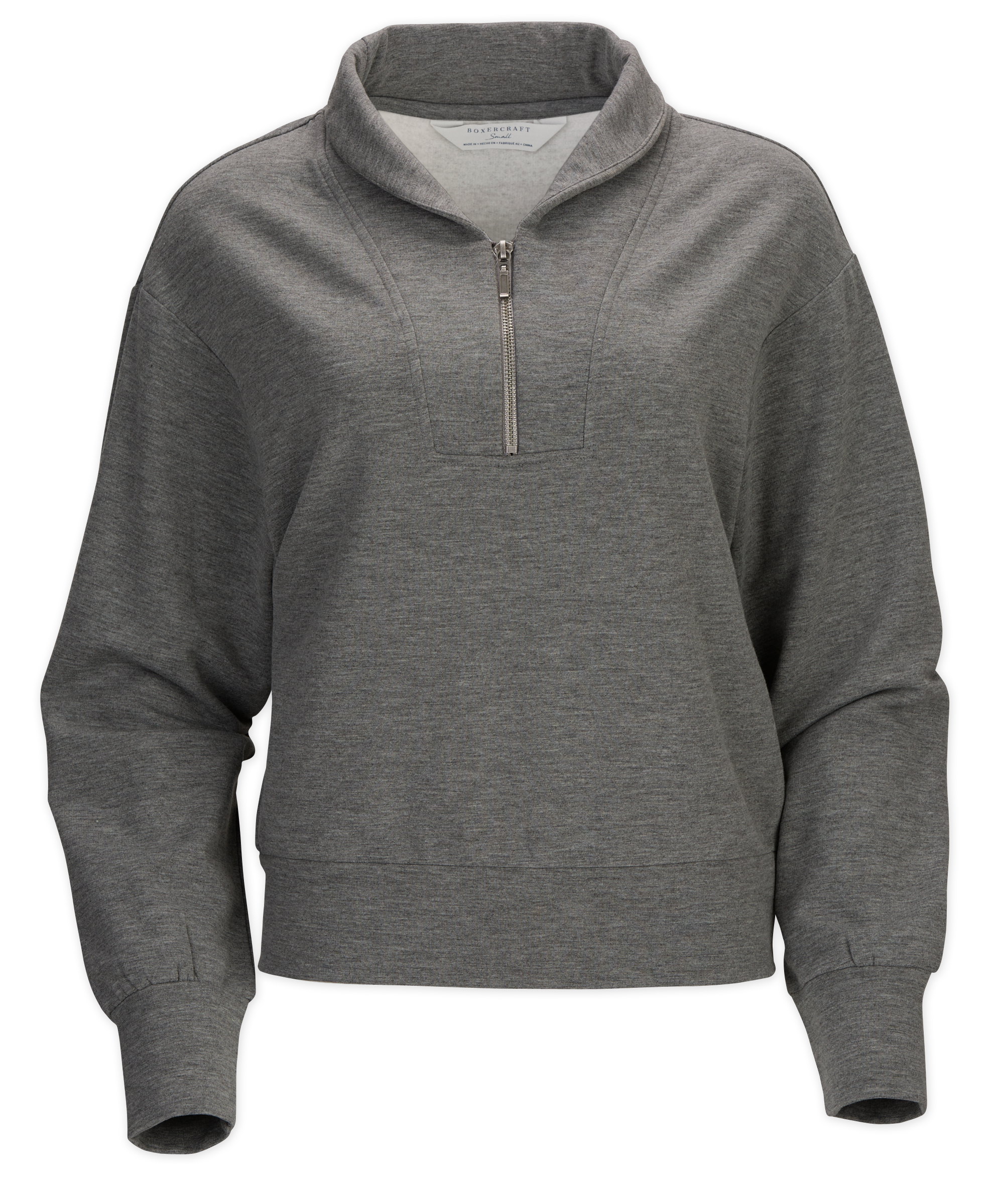 BOXERCRAFT WOMEN'S  DREAM FLEECE 1/4 ZIP PULLOVER 4