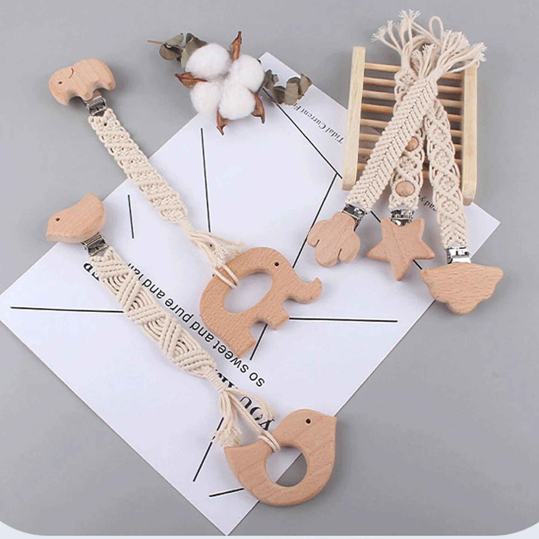 Hand Woven Pacifier Rope 7