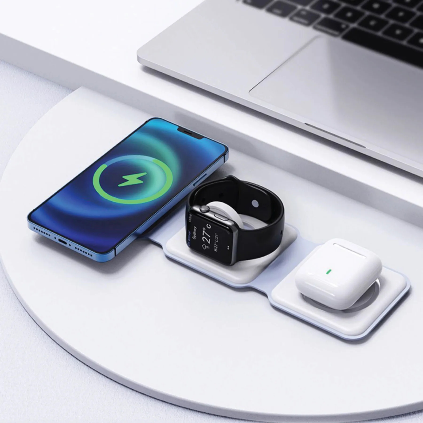 3-in-1 Foldable Travel Charging Station 4
