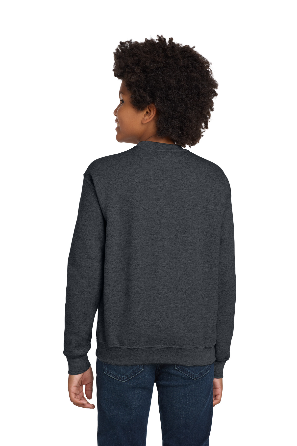 Gildan Youth Heavy Blend Crewneck Sweatshirt. 18000B 31