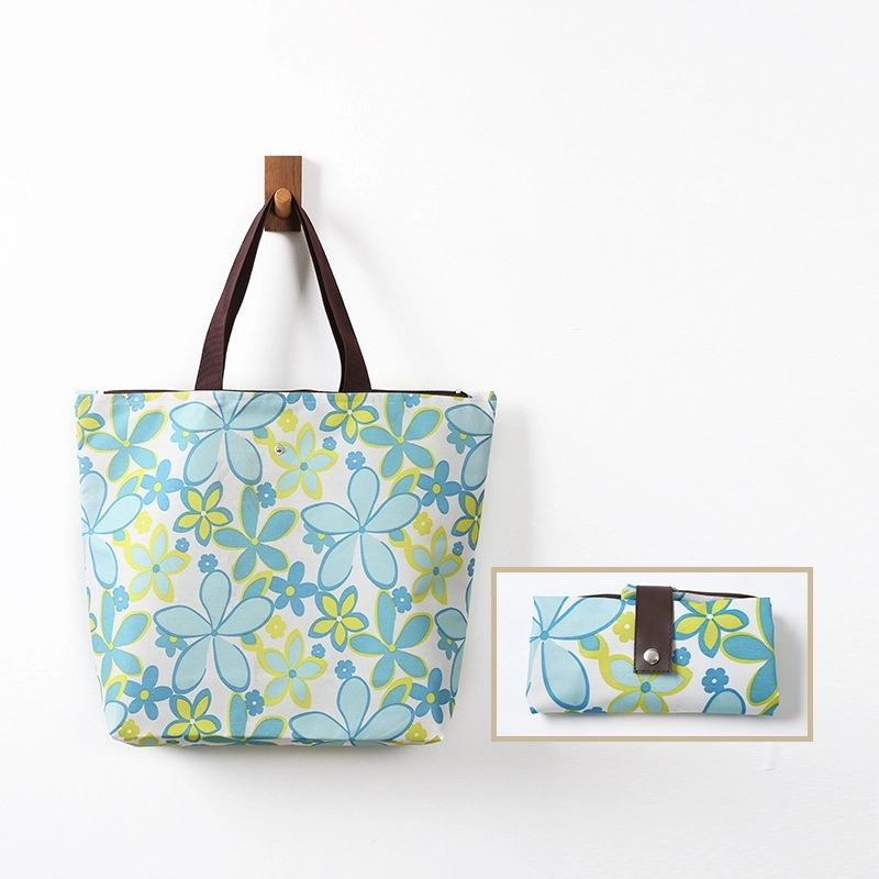 Custom Folding Oxford Fabric Shopping Bag, custom tote bag with logo imprint 7