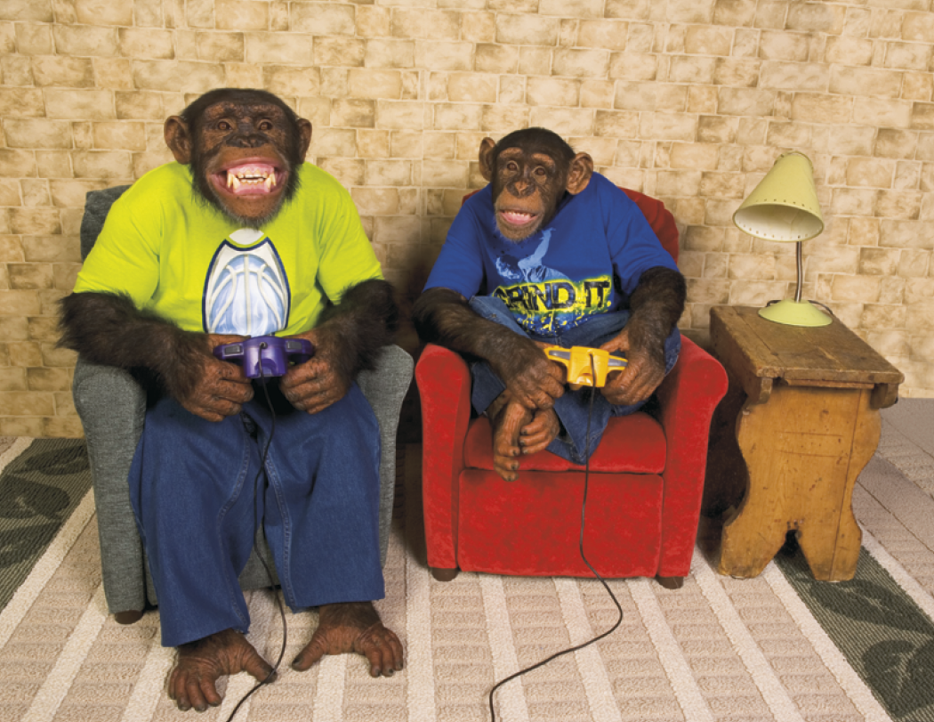Good Value™ Monkey Mischief - Stapled Calendar 28