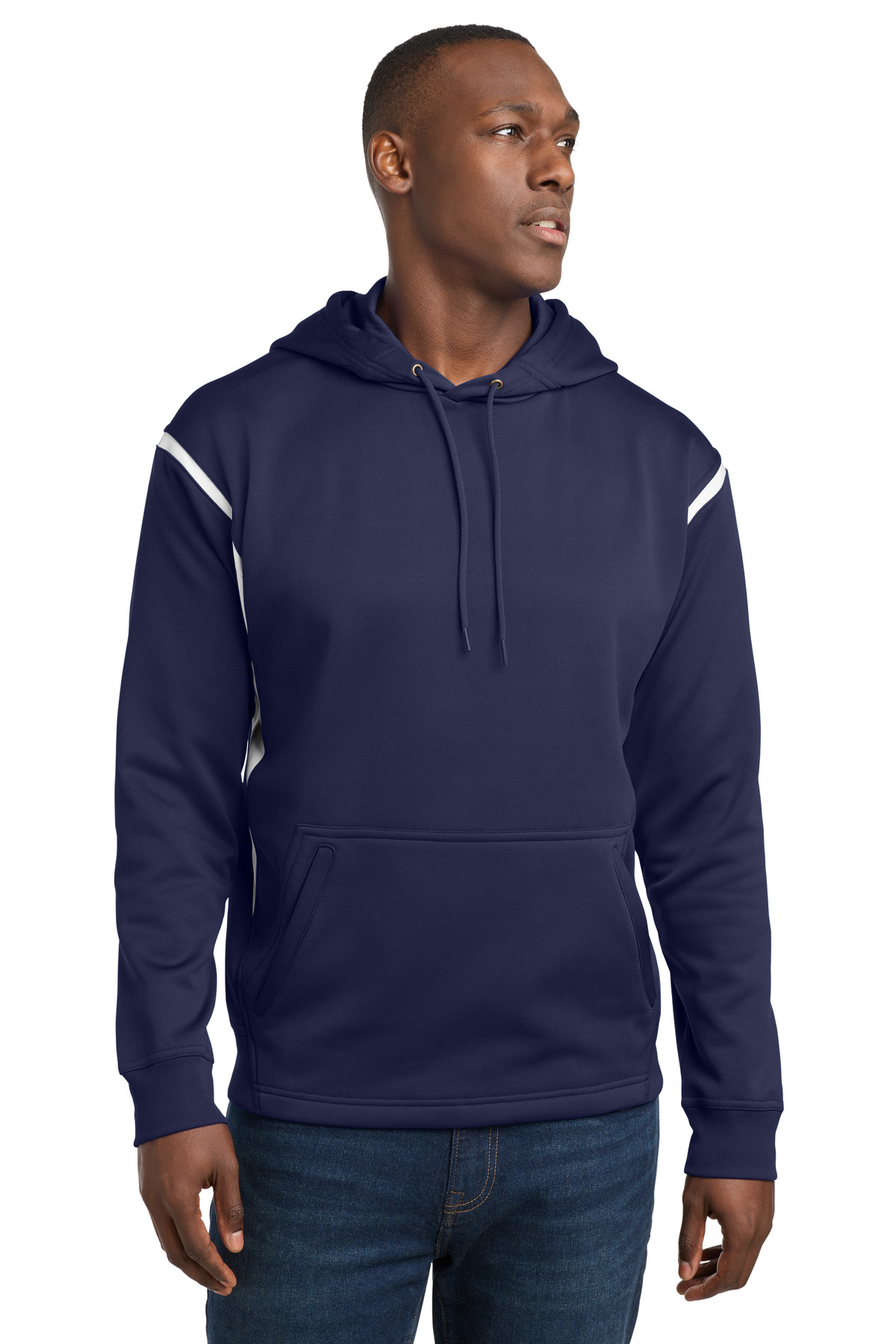 Sport-Tek Tech Fleece Colorblock Hooded Sweatshirt. F246 20