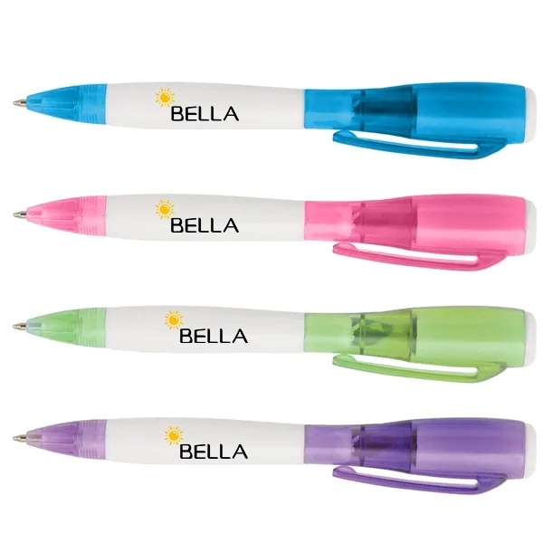 Bright Led Flashlight Plastic Pen 1