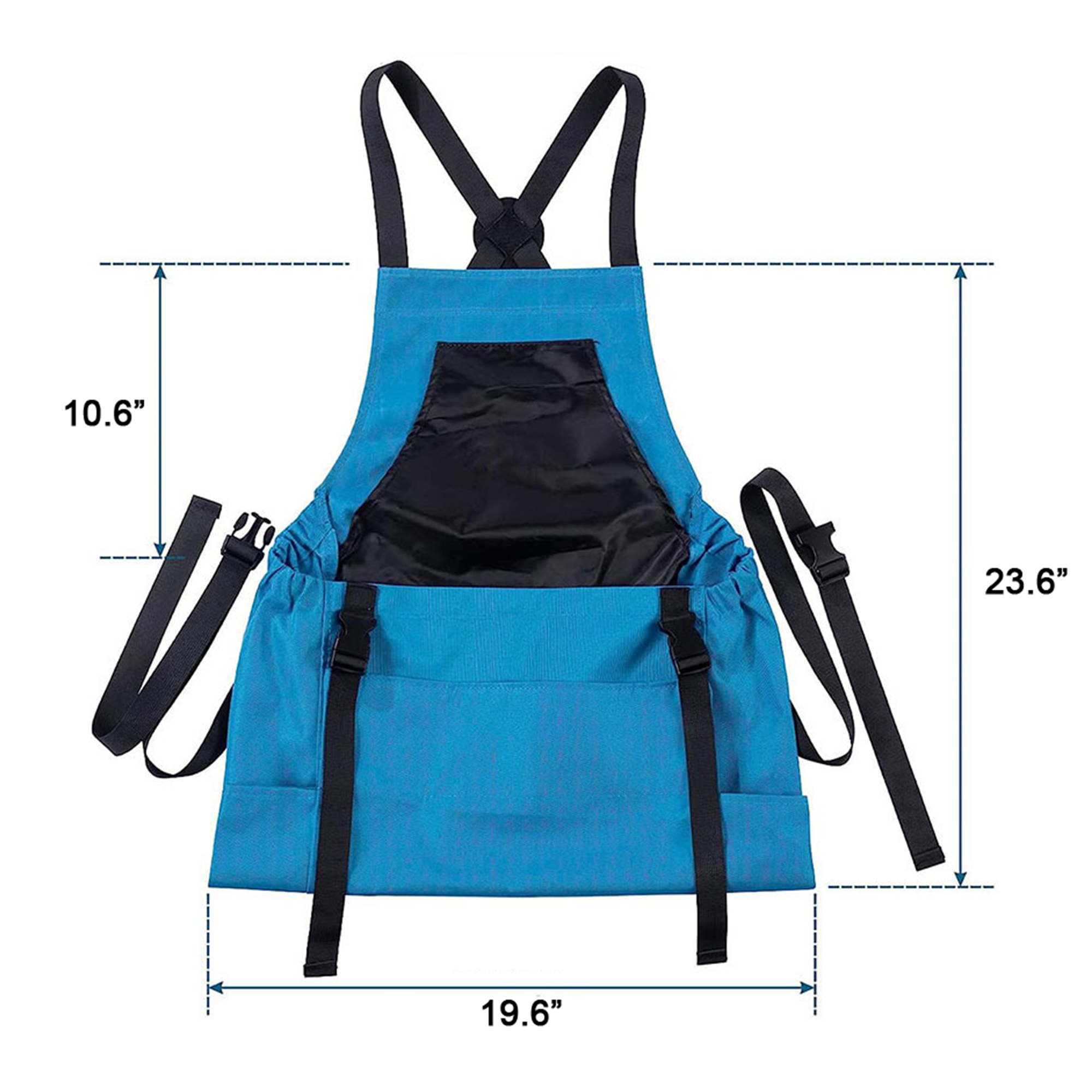 Water Resistant Apron with Adjustment Cross Strap 4