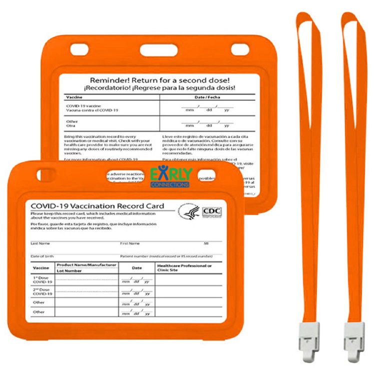Vaccine Card Sleeve & Lanyard Set 13