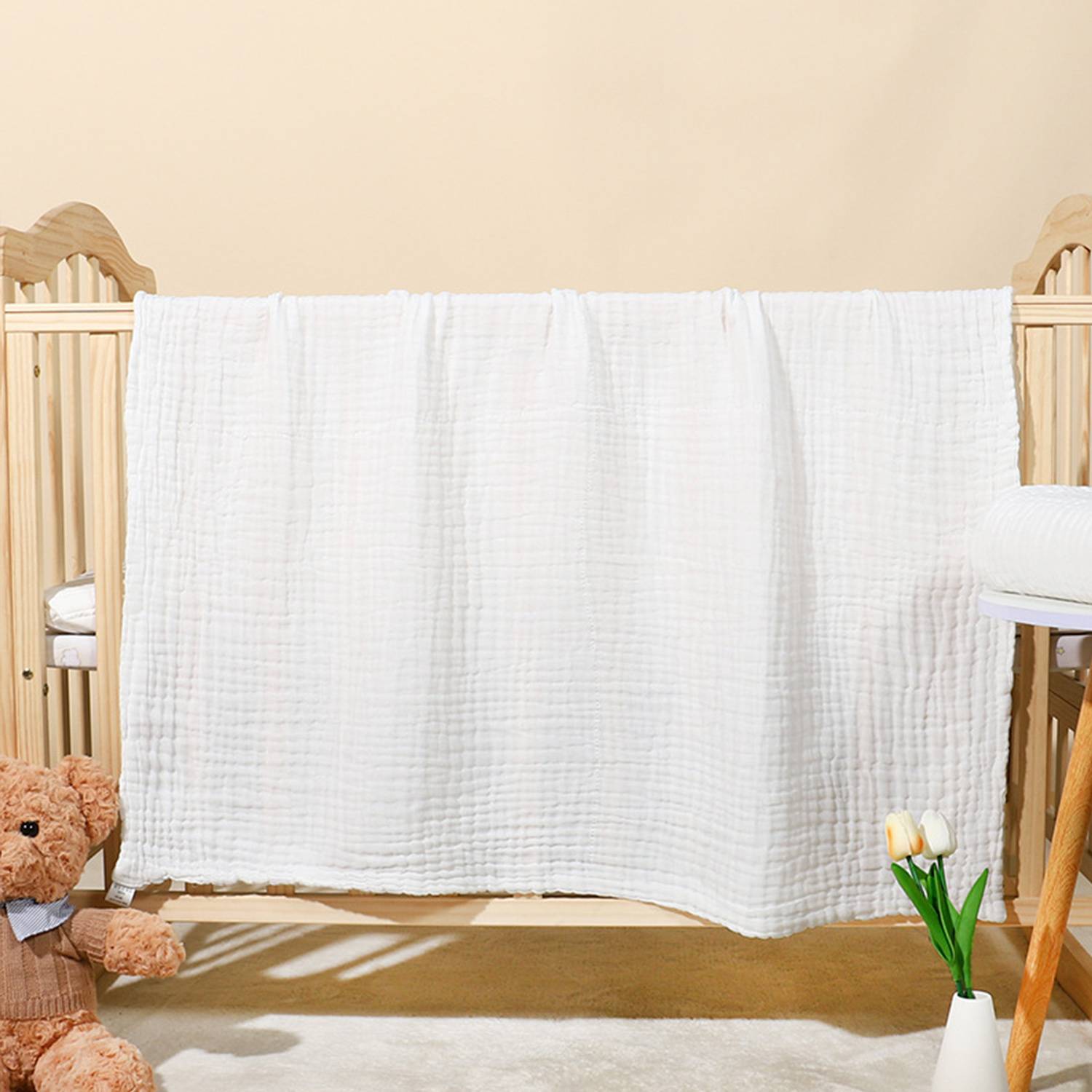 Light Weight Safe Pure Cotton Baby Blanket 2