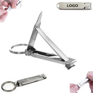 Thin Portable Nail Clipper With Nail File 8