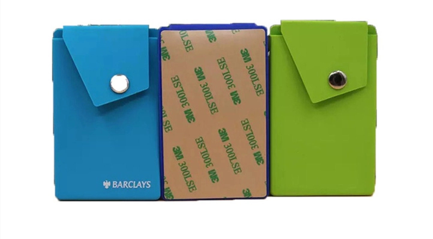 Phone Card Holder Silicone Wallet with Stand 8