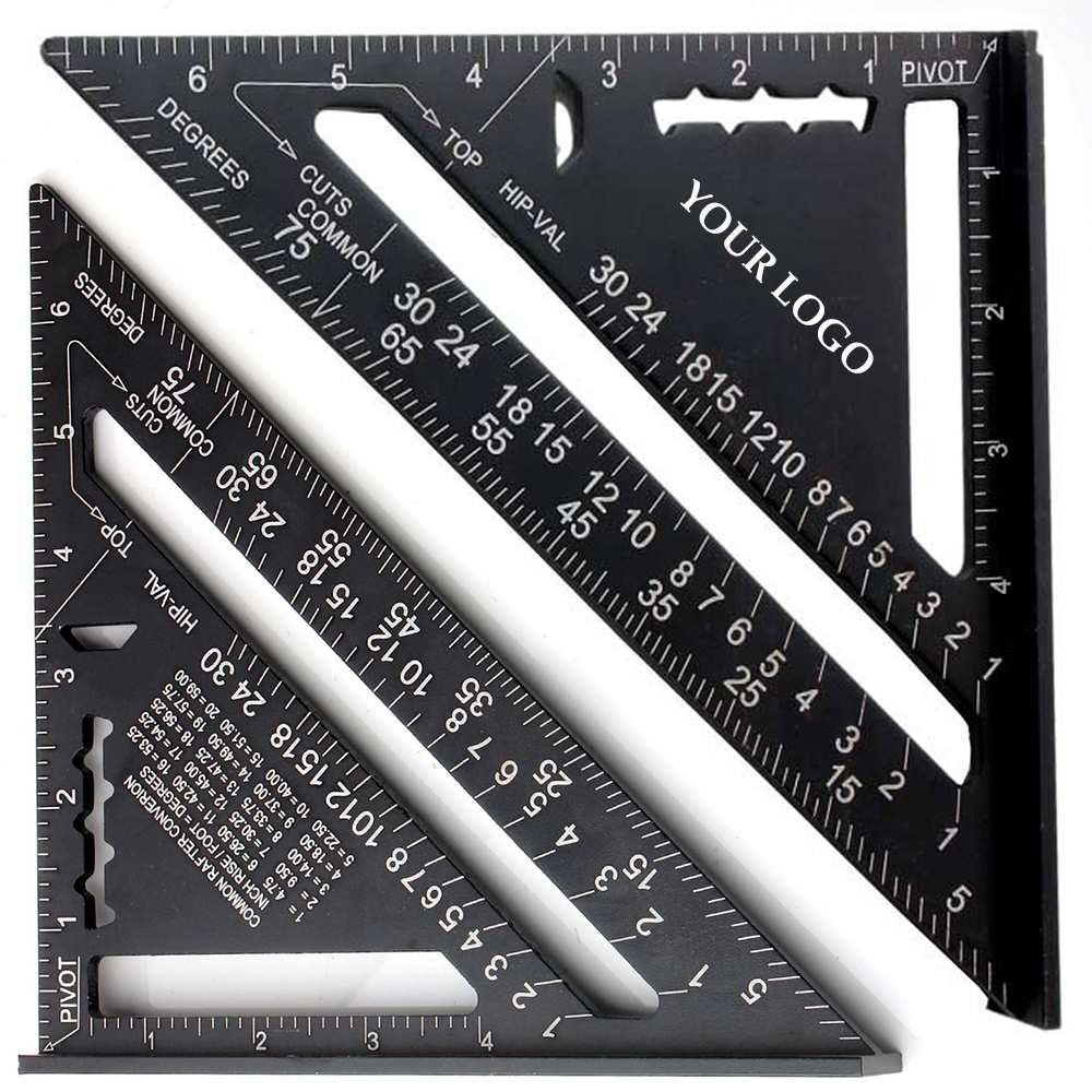 7 Inch Carpenters Aluminum Rafter Square 2