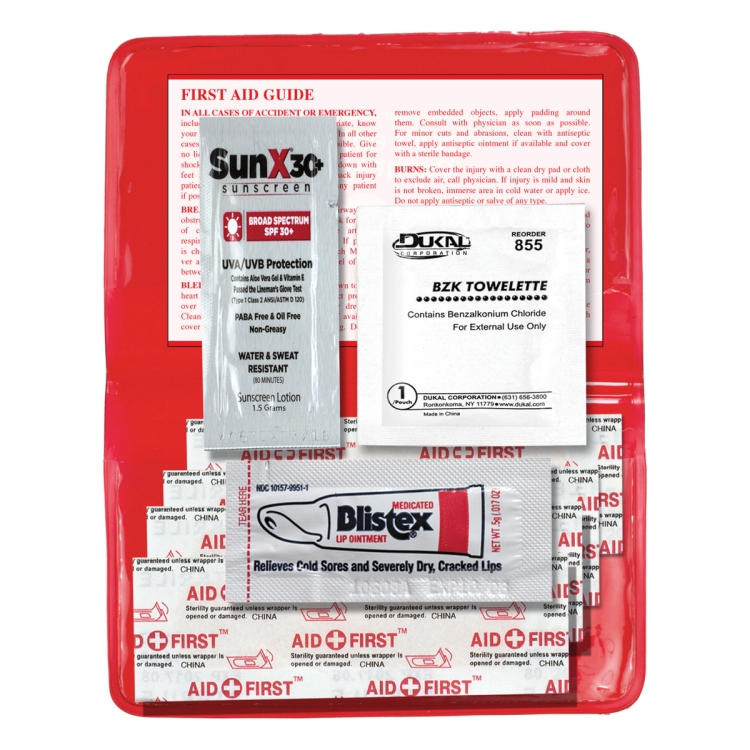 "SUN-IS-FUN" 8 Piece Sun Relief First Aid Kit 3