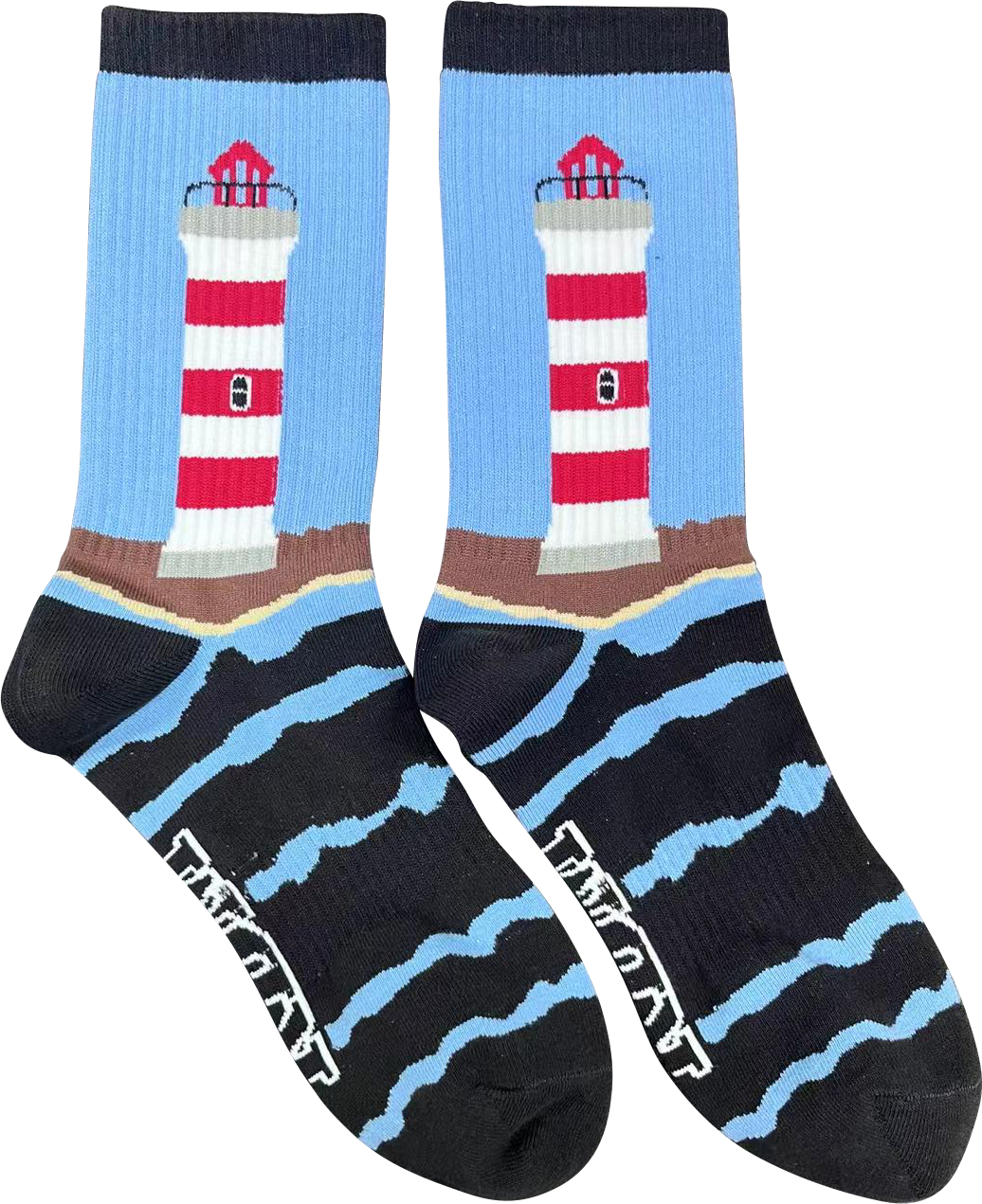 Bamtton™Premium Knit Jacquard Cotton Athletic Crew Socks 3