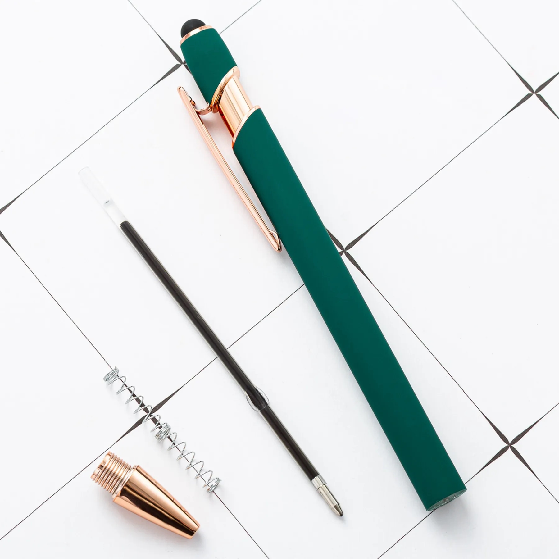2 in 1 Metal Ballpoint Pen with Stylus 22