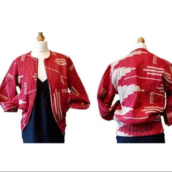 Vintage Ladies Bomber Indian Cotton 2