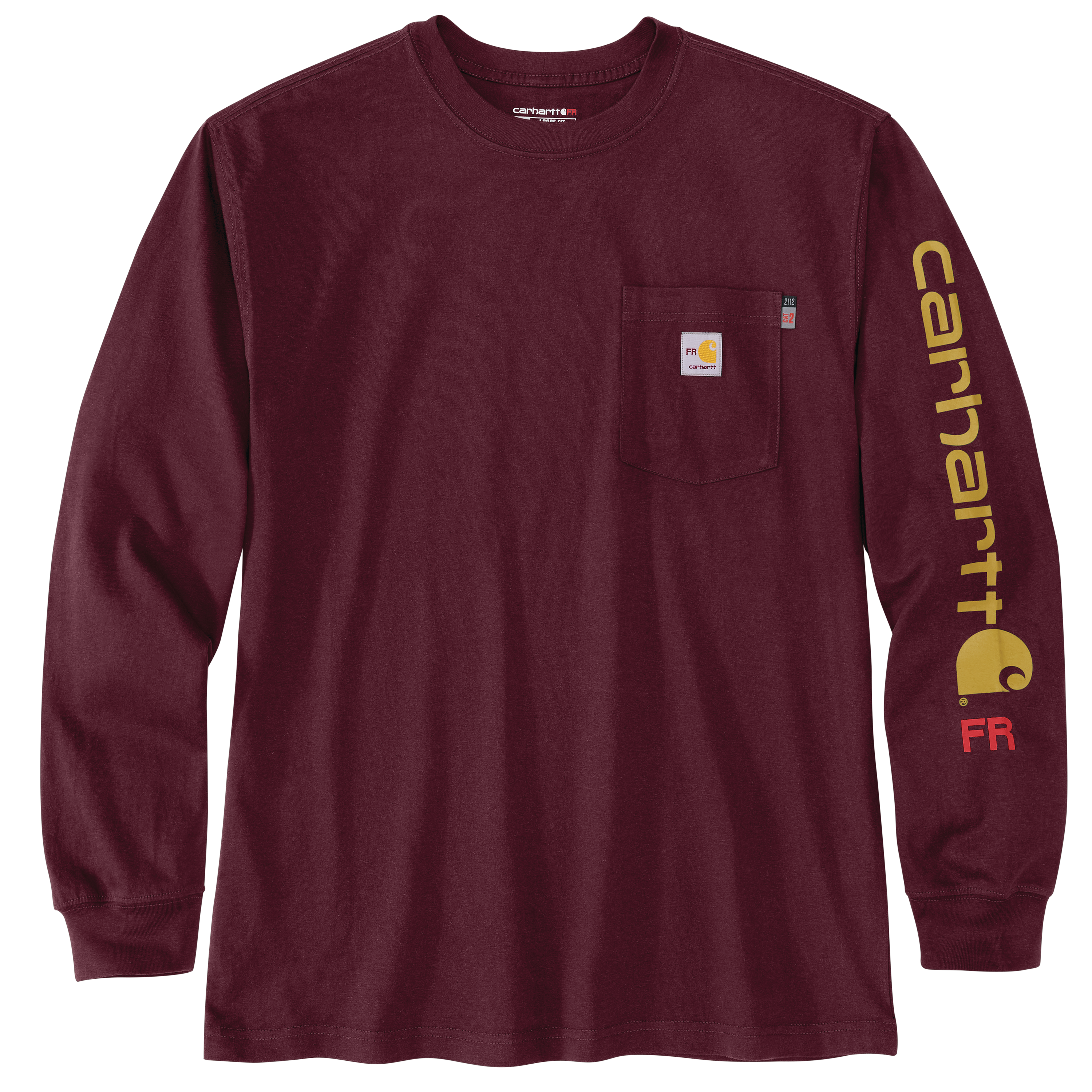 Carhartt Mens FR Force Irvine Loose LS Logo T-Shirt 7
