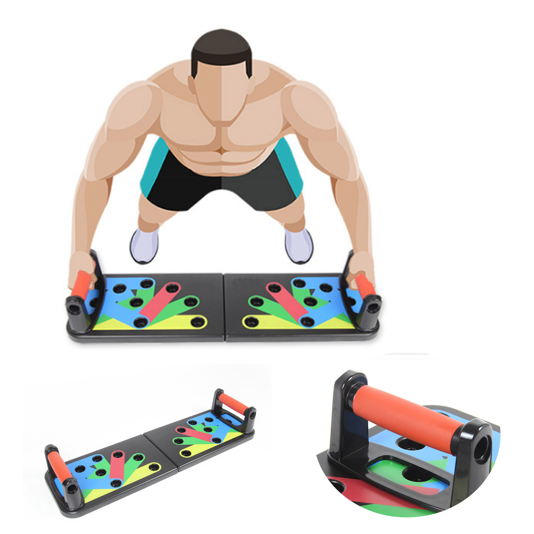 Multi-function Push-up Bracket Fitness Board 1