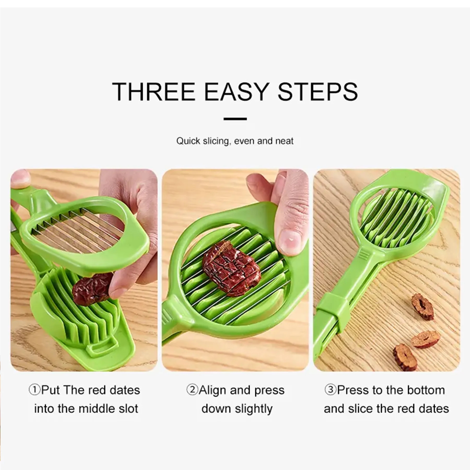 Multifunctional Plastic Egg Slicer 1