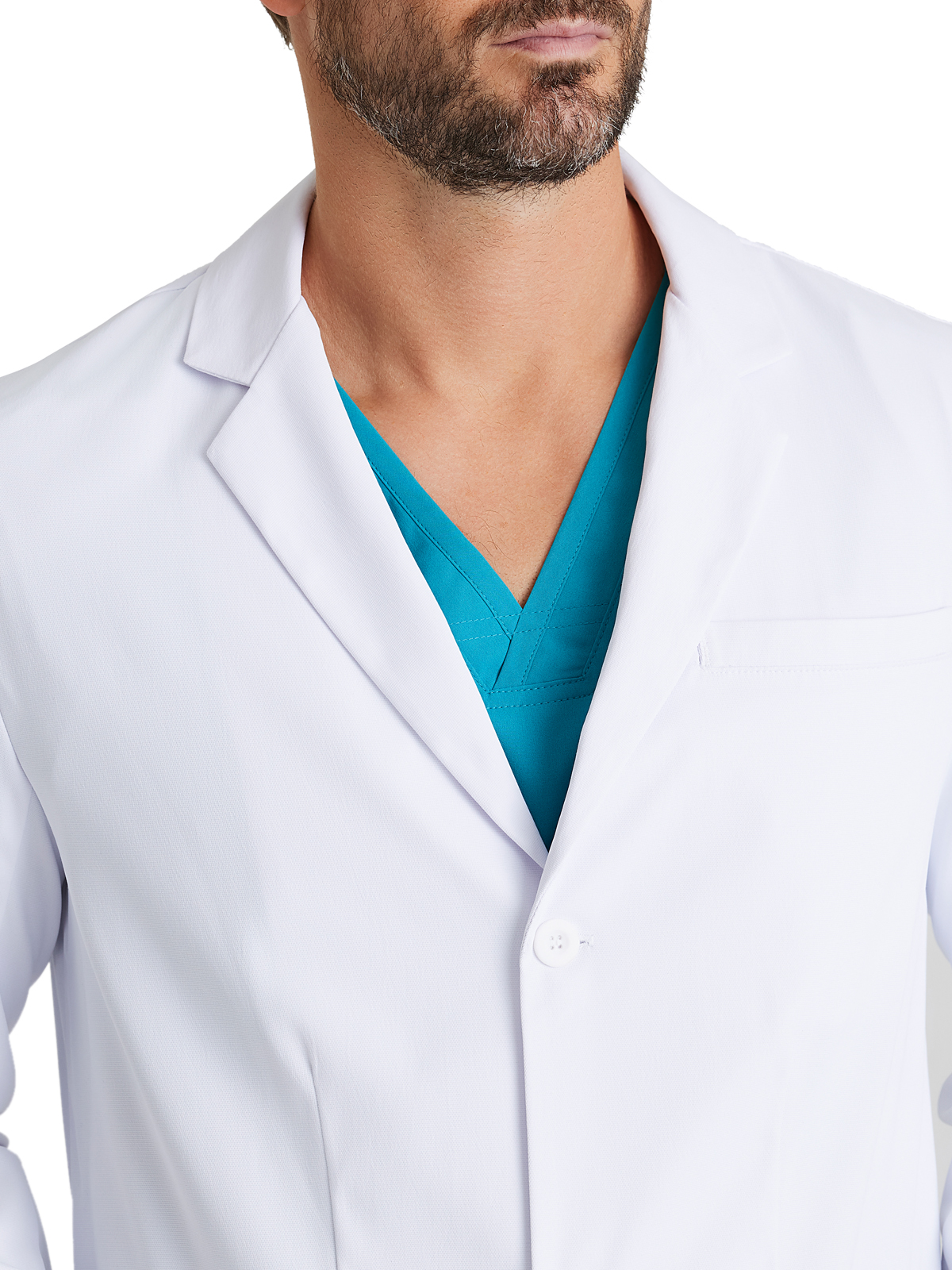 Barco Since 1929 - Men's Three-Pocket 38" Full-Length Verse Lab Coat 3