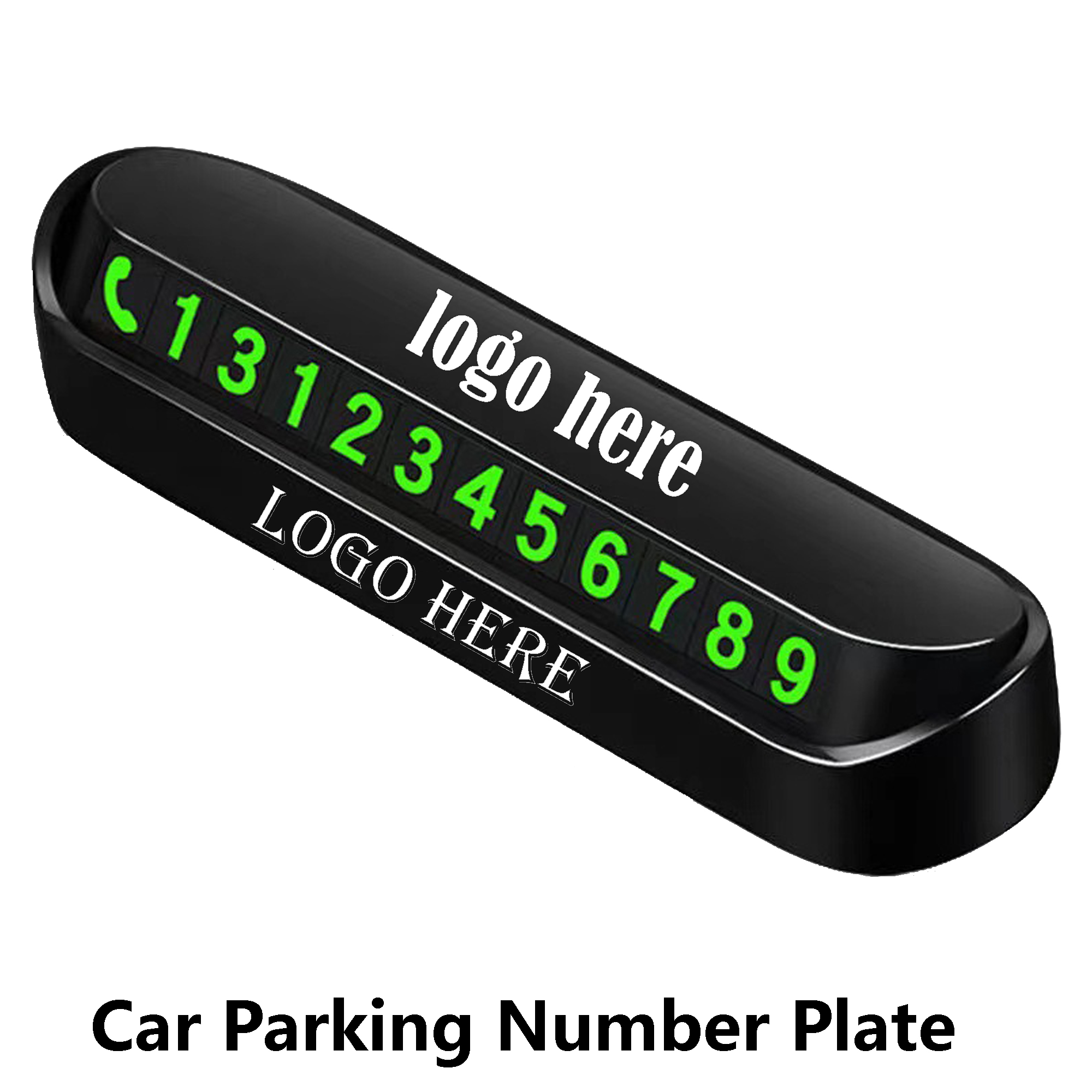 Personalized Parking Sign with Reusable Cards 3