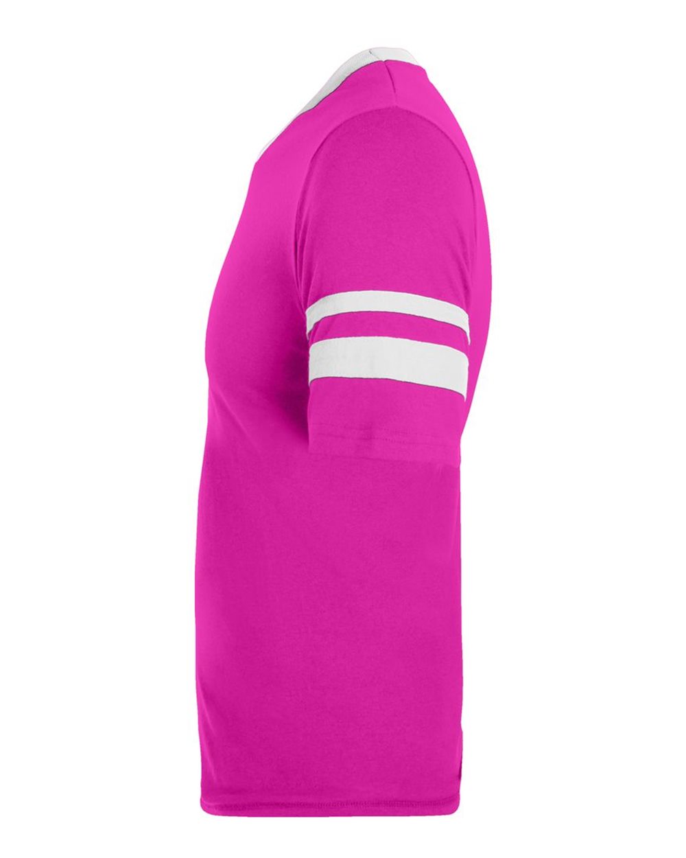 V-Neck Jersey with Striped Sleeves - 360 82