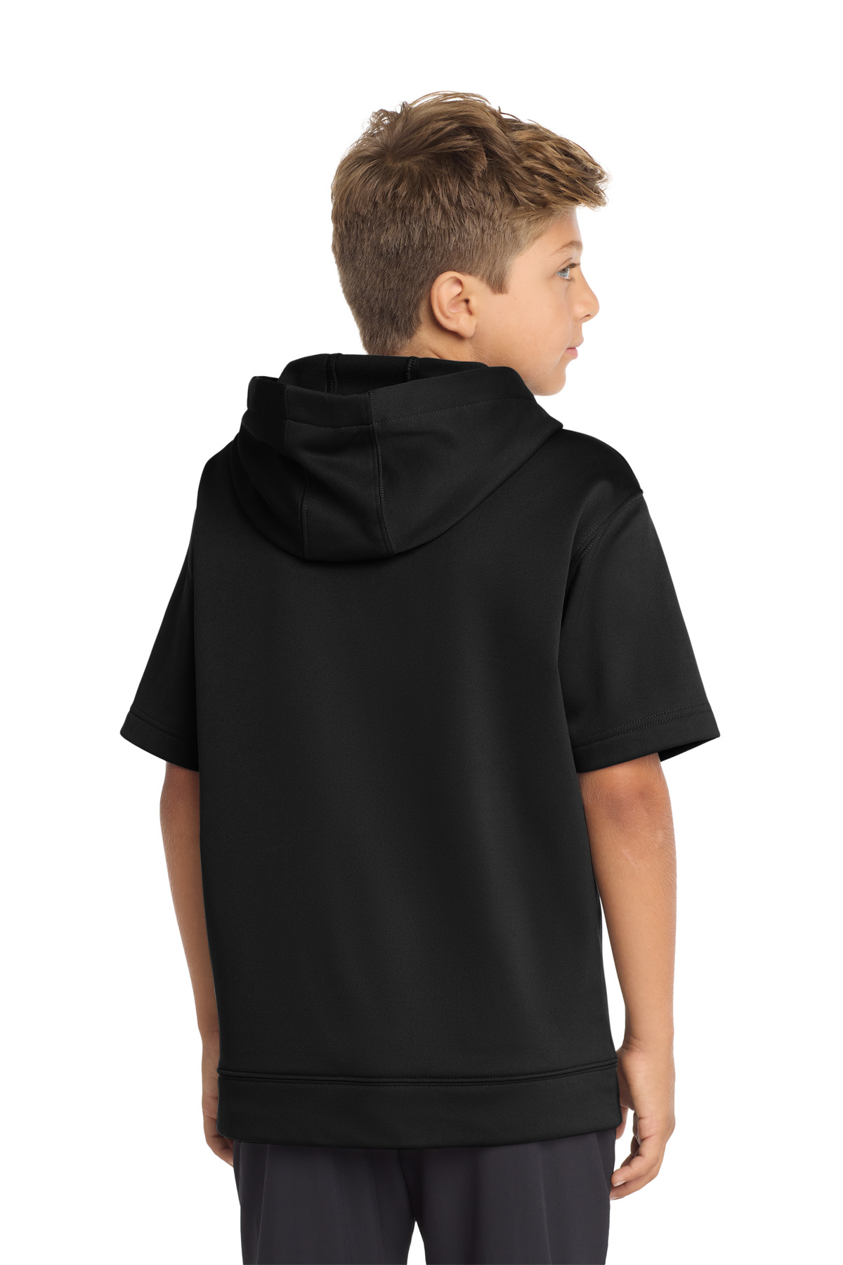 Sport-Tek Youth Sport-Wick Fleece Short Sleeve Hooded Pullover. YST251 26