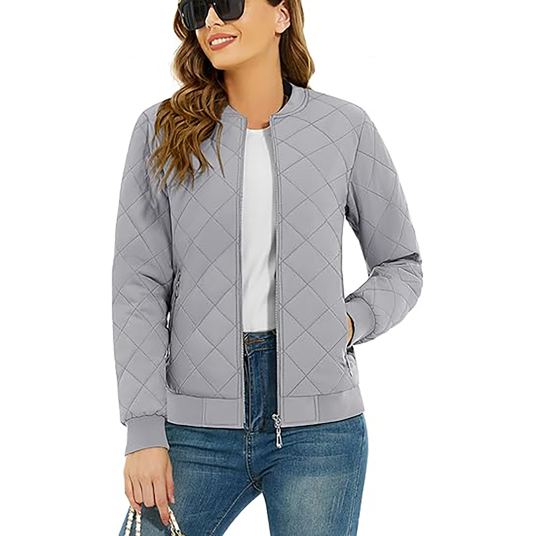 Women's Lightweight Bomber Jacket 1