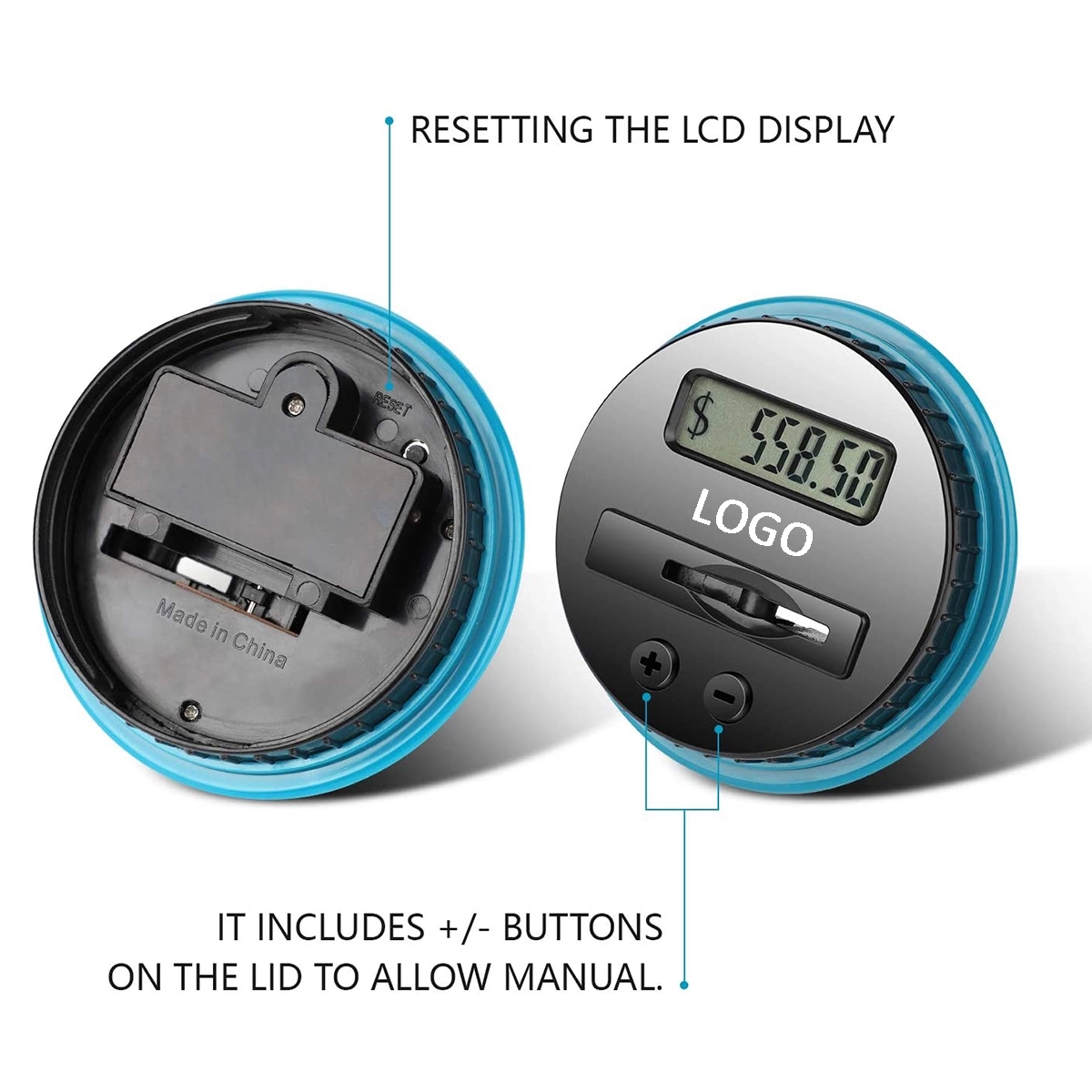 Digital Counting Money Jar With Lock 3