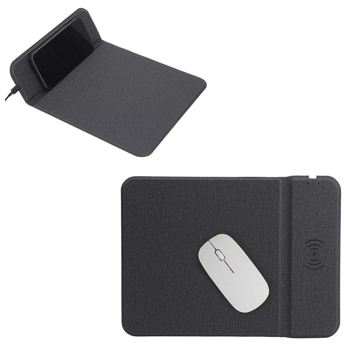 Azure 15W Wireless Charger Mouse Pad with Kickstand 3
