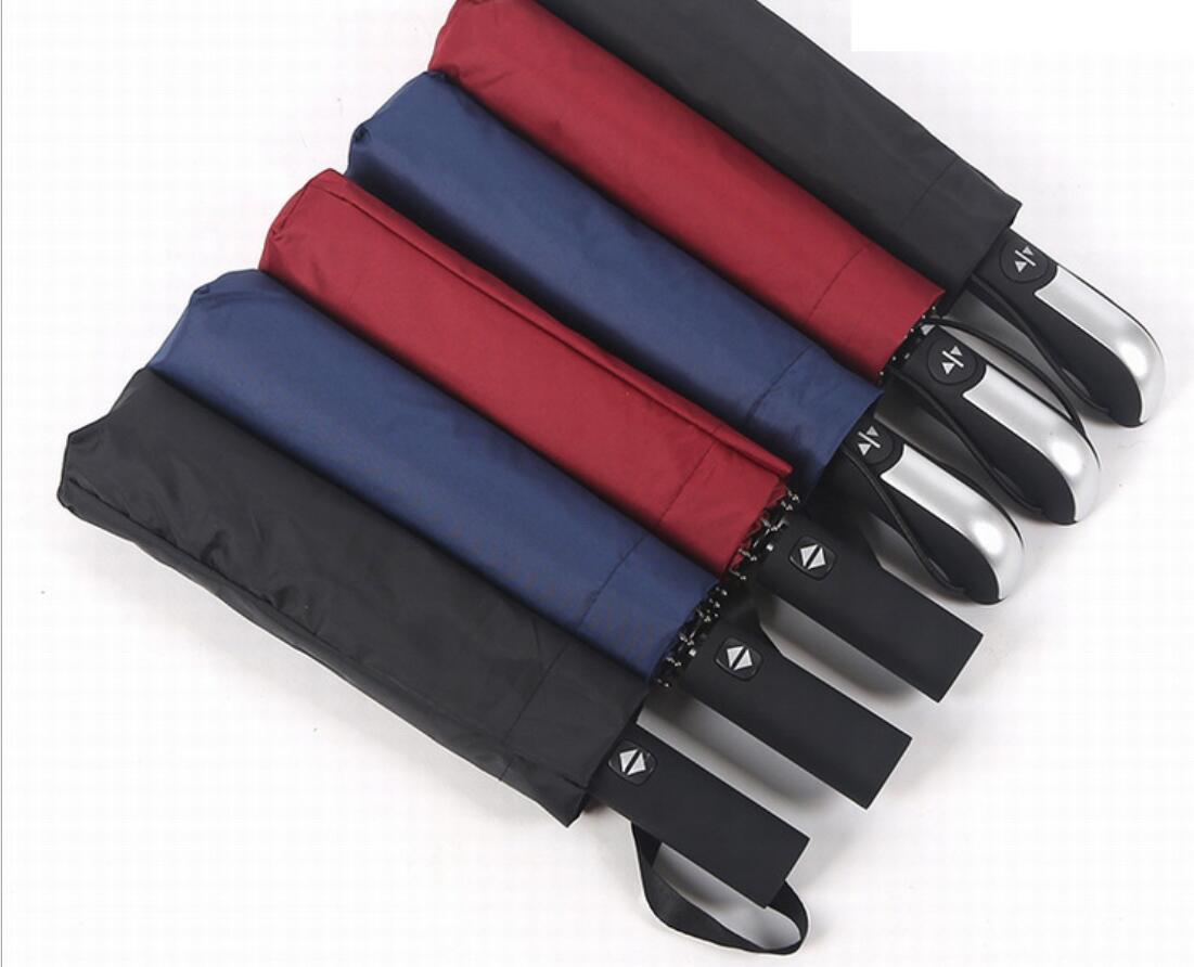 45" Vented Auto Open Folding Umbrella 1