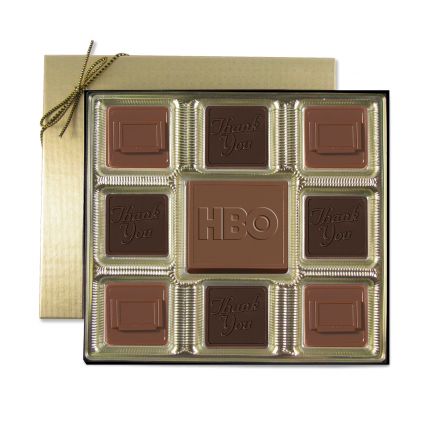 Custom Chocolate Squares Gift Box (6 oz.) 3