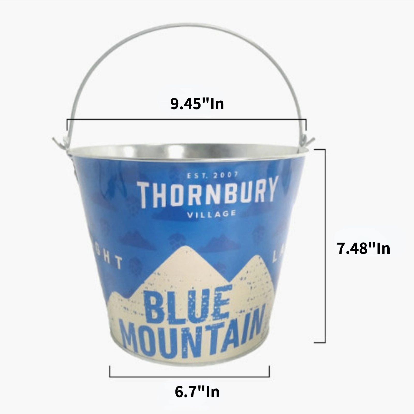Custom Metal Ice Bucket 1