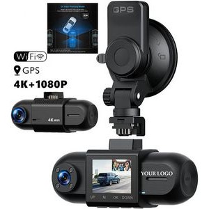Touchscreen 4K+1080P Dashcam 1