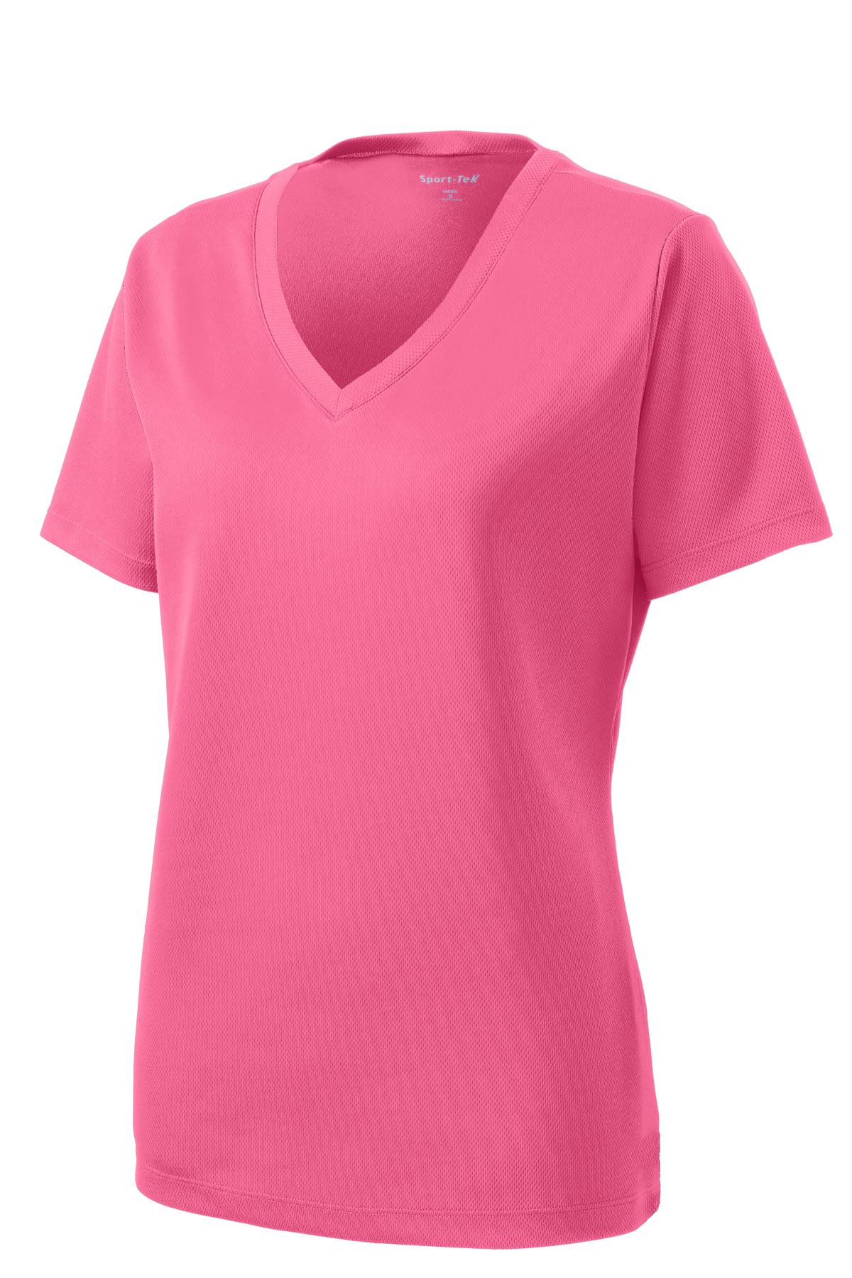 Sport-Tek Women's PosiCharge RacerMesh V-Neck Tee. LST340 92