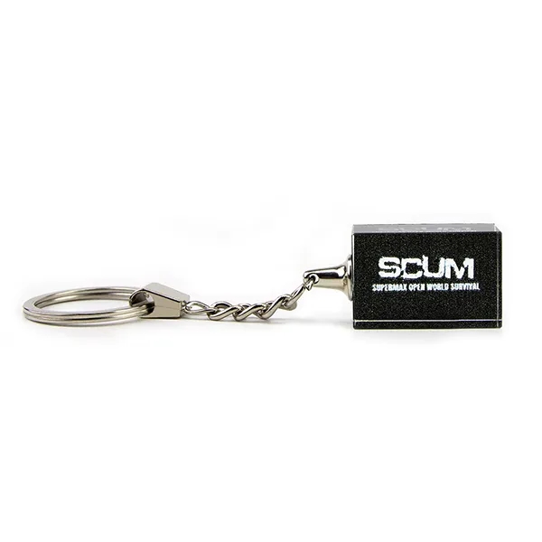 Optical Crystal Key Chain - Rectangle 4