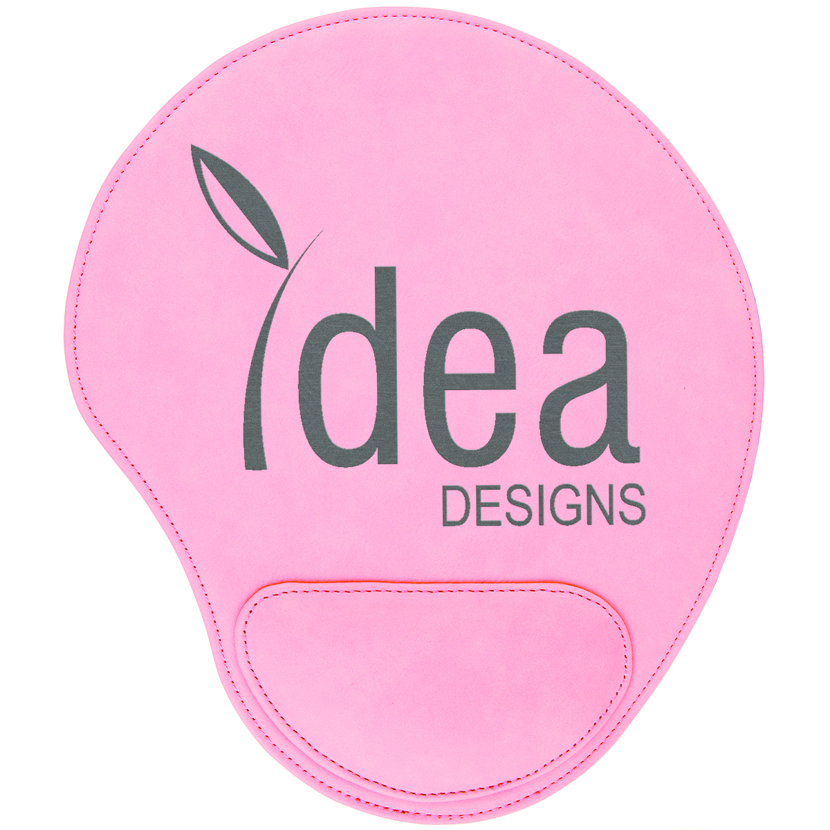 Pink Leatherette Mouse Pad