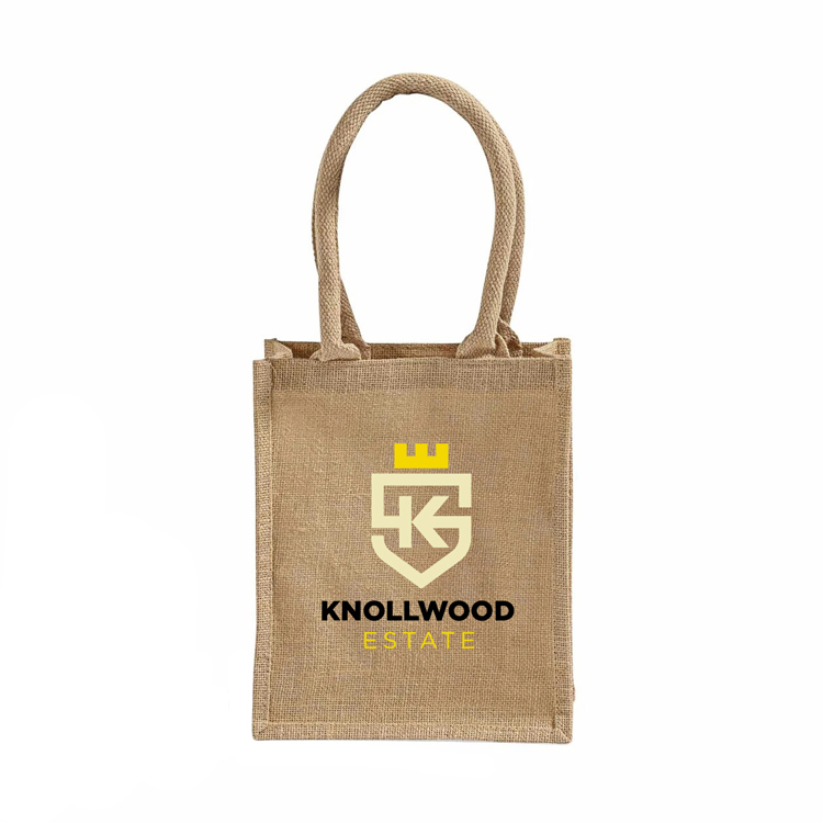 Burbank Book Jute Tote Bag 7