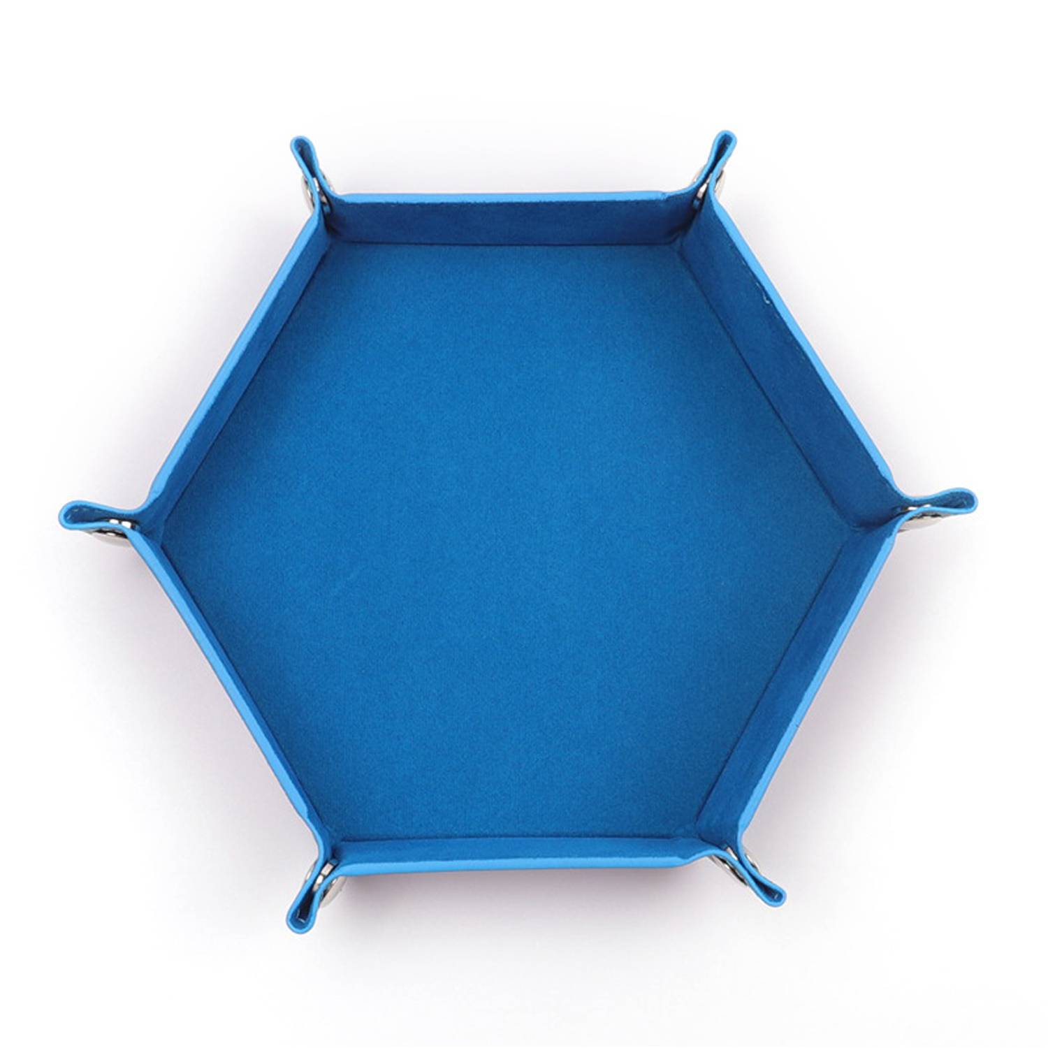 Hexagonal Foldable Dice Tray 1